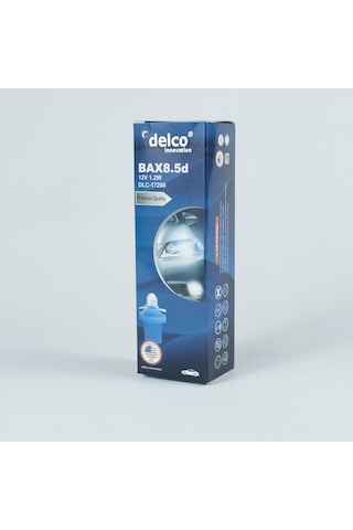 Delco U.s.a Bax8.5d 1.2w Duylu Gösterge Ampulü 12 Volt 10 Adet