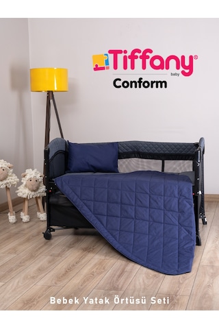 Tiffany Conform Kapitoneli Çarşafsız Bebek Yatak Örtüsü