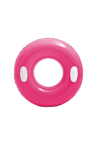 Tutacaklı Parlak Simit - Intex - Pembe - 76 Cm 59258 Tutacaklı Parlak Simit - Intex - Pembe - 76 Cm 59258