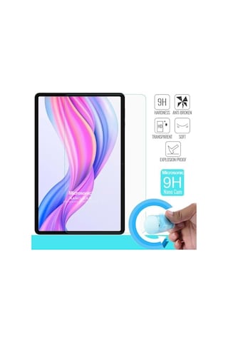 Honor Pad X9 Nano Glass Cam Ekran Koruyucu Honor Pad X9 İle Uyumlu Ekran Koruyucu - Şeffaf