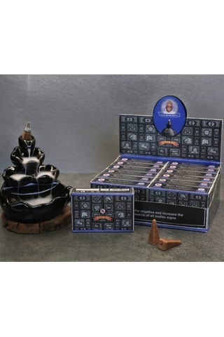 Nag Champa Konik Tütsü- Backflow Cones Geri Akışkanlı Premium Natural Incense Cones Nag Champa