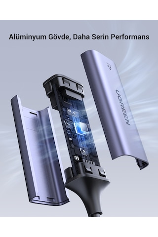 Ugreen Usb Type-c To Ethernet Rj45 Dnüştürücü Adaptör, 50737