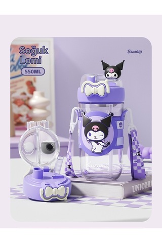 Jian Fan Su Bardağıçiftçi Sevimli Plastik Bardak Karikatırçocuk Hasır Bardak Büyük Kapasiteli Bardak Taşın Pirim Pembe