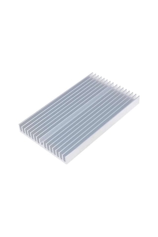 6cm x 10cm x 1cm Alüminyum Metal Soğutucu Blok Radyatör Amfi Led Entegre Transistor