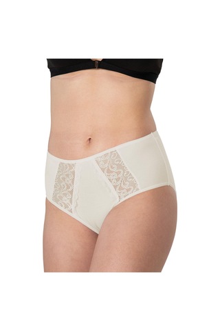 Ten Mı Emay 1445 Modal Cotton Yüksekbel Dantelli Külot Ten
