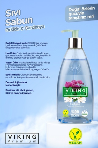Viking Premium Orkide Sıvı El Sabunu 500 ML