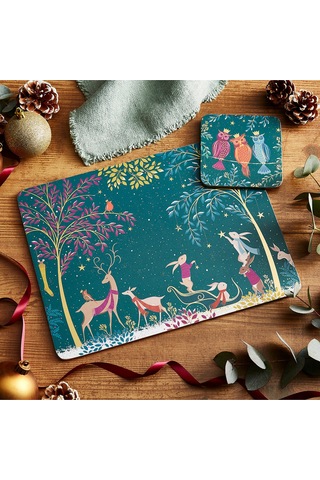Woodland Tales Büyük Amerikan Servisleri, 4'lü Set Yeşil