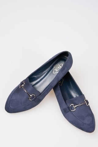 Fox Shoes Lacivert Kadın Babet G290010002 Lacivert