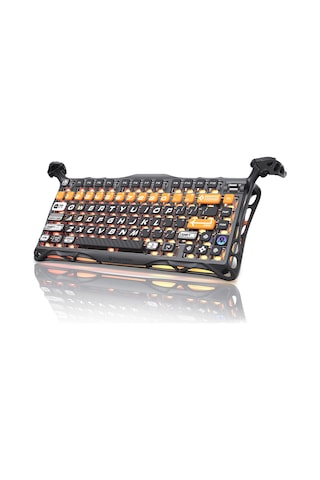 Gravastar Mercury K1 Pro Rgb Kablosuz Mekanik Gaming Klavye, Alüminyum Çerçeveli, İngilizce Q, Cyber