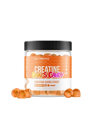 Creatine Jelibon Amino Asit 90 Gummy 30 Servis Portakal Gummy Karışık