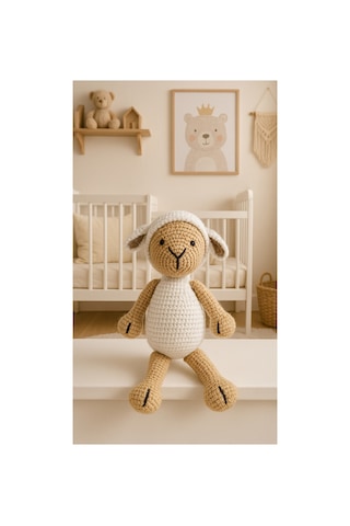 Amigurumi Elde Örme Oyuncak Maskot Bebek Uyku Arkadaşı