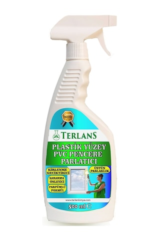 Terlans Plastik Yüzey PVC Pencere Parlatıcı Temizleyici 500 ML