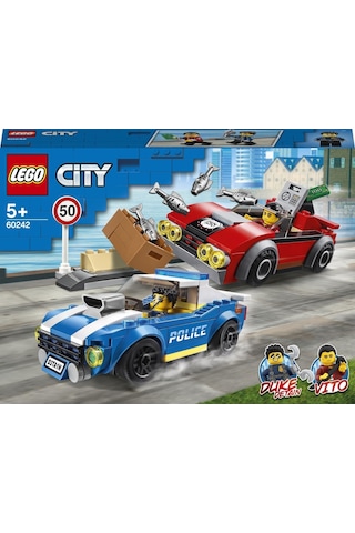 LEGO® City 60242 Polis Otobanda Tutuklama 185 Parça