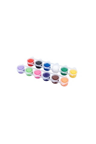 Akrilik Boya 12 Renk 10 Ml Karışık