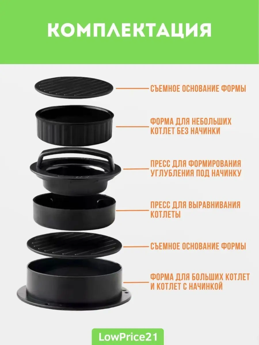 Lowprice21 Köfte Ve Lorlu Tatlılar İçin Pres 90395398 Siyah