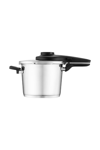 Jumbo Prime Master 4+6 Litre Düdüklü Tencere Seti Çelik Gümüş