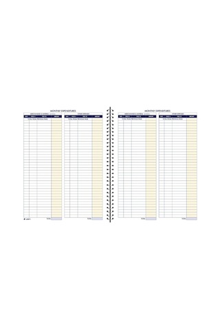 Adams Bookkeeping Record Book, Monthly Format, 8.5 X 11 Inches, White Afr71 2-pack