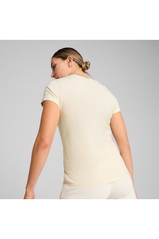 Puma Essentials Elevated Kadın Krem Tişört 690894-99 Krem