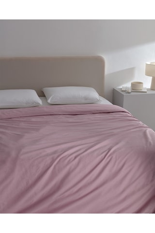 Madame Coco Manon King Size %100 Pamuk Ranforce Düz Nevresim - Gül Kurusu Nvr0000000005 Çok Renkli