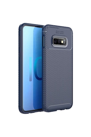 Samsung Uyumlu Galaxy S10E Karbon Görünüm Negro Silikon Kilif 545333697
