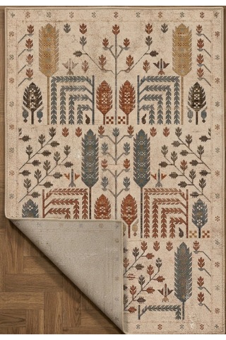 Doğal İplik Şönil Dokuma Pamuk Taban Halı Koridor Halısı Kilim Antre, Salon Ofis Genç Odası Renkli 912492720 Renkli