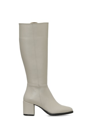 Butigo 24k-996 4pr Bej Kadın Topuklu Çizme 000000000101925019 Bej