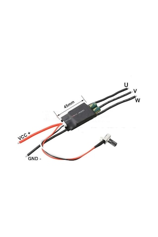 Potansiyometreli ESC 20A Brushless Fırçasız Motor Hız Kontrol Sür