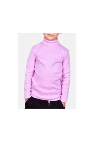 Alya Underwear Balıkçı Yaka Pamuklu Fitilli Kumaş Çocuk Kaşkorse Unisex Body LILA