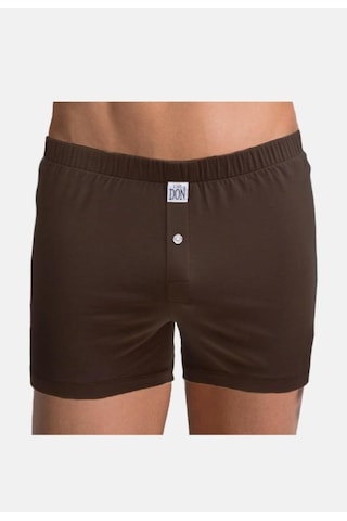 The Don Koyu Kahverengi Jersey Penye/Örme Erkek Boxer