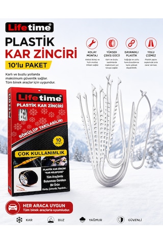 Plastik Kar Zinciri 10'lu Paket 1