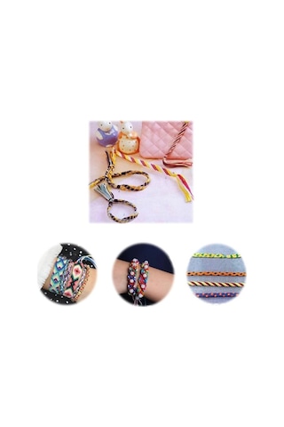 Almila 50 Adet Muline 8 Metre 6 Kat Farklı Renk Kanaviçe Nakış Ip