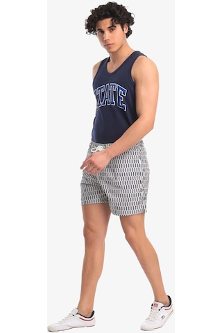 Superfly Men Swimwear Shorts Ant-wht Beşgen Erkek Şort 21679-01