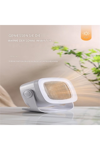 Kapalı Alanlar İçin Kompakt Tasarım Elektrikli Isıtıcı, Ayarlanabilir Hava Akışı Ve Sessiz Çalışma Özelliğine Sahip Hızlı Isınan Taşınabilir Mini Elemanlı Isıtıcı, Yüksek