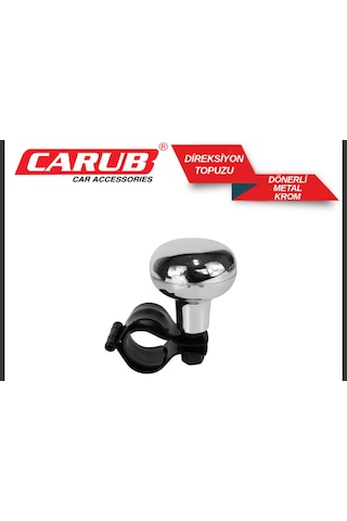 Carub Direksiyon Topuzu Dönerli Metal Lux Krom Krom Carub Direksiyon Topuzu Dönerli Metal Lux Krom Krom