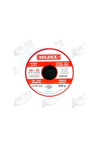 Soldex Lehim Teli 0.75Mm 500Gr Sn60 Pb40
