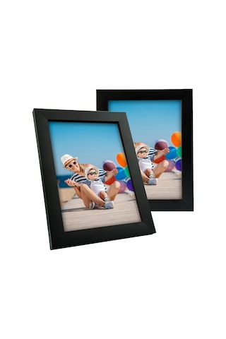 Ddecolıfe İkili Fotoğraf Çerçevesi, Resim Çerçevesi, 21x15 Siyah