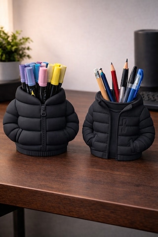 Puffy Mont Tasarımlı Kalemlik Çalışma Masası Dekoru Hediyelik Puffy Mont Tasarımlı Kalemlik Çalışma Masası Dekoru Hediyelik
