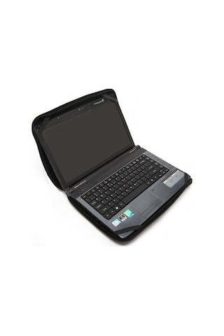 Ebitda A03 13 İnç Neopren Dizüstü Bilgisayar Kılıfı Çantası - Tablet Ve Evrak Taşıma - Siyah Siyah Siyah