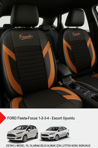 Formentor Tay Tüyü Oto Koltuk Kılıfı Ford Focus-fiesta-escort Uyumlu Taba