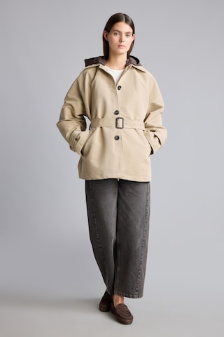 Defacto Regular Fit Kapüşonlu Kemerli Twill Trençkot H3952ax26wnbg501 Bej-bg501