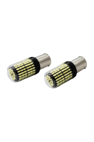 144 Led Tek Duy Oto Led Ampülü Beyaz Güçlü Işık Tak Kullan 2 Adet