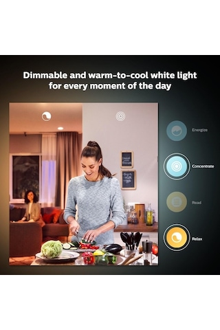 Philips Hue Tek Akıllı Ampul GU10 Beyaz ve Renkli Ambiyans - 929001953101