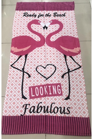 Royam Kadife Pamuklu Plaj Havlusu Banyo Havlusu 75 X 150 001