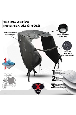 Tex Honda Activa Diz Örtüsü