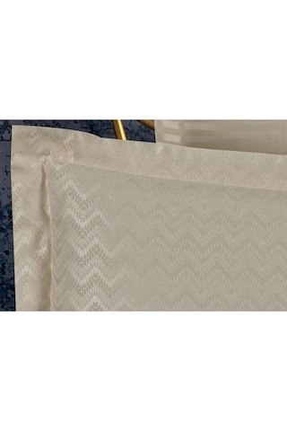 Odesa Bambu Jakar Kumaş Bej Ikili Oksford 60x80 Cm Yastık Kılıfı - 1328 Çok Renkli