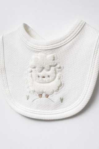 Bebitof %100 Pamuk Kuzu Desenli 5 Parça Yenidoğan Hastane Çıkışı Zıbın Seti Bbtf.ekr.20128 Ekru