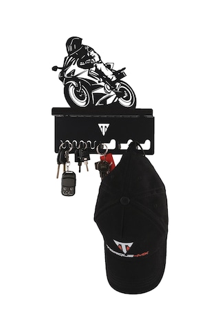 Torque-mx Metal Dekoratif Anahtar Askısı Ea21 Siyah