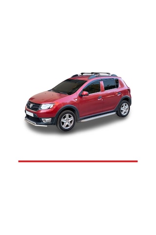 Dacia Sandero Stepway 2008-2012 Arası İle Uyumlu Ace-1 Ara Atkı Tavan Barı Siyah
