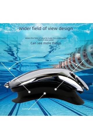 Yetişkin Yüzme Gözlüğü Su Boyutu Buğu Önleyici Yüzme Dalış Gözlüğü Hd Şeffaf Yüzme Gözlüğü Kutulu Düz Açık Pembe Çok Renkli