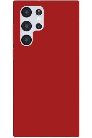 Smcase Samsung Galaxy Uyumlu S22 Ultra 5g Kılıf Lüks Premier Silikon Gold